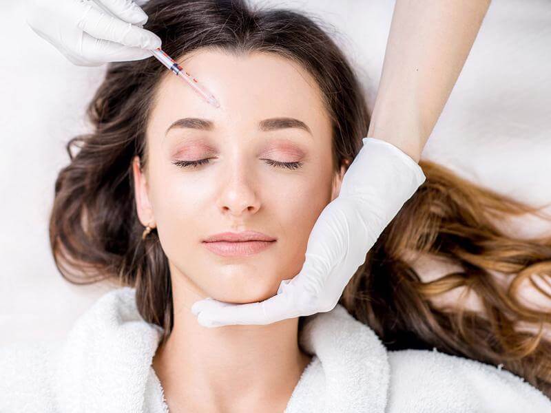 Botox injections are a way to help have skin in your twenties